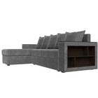 Угловой диван «Дубай лайт», еврокнижка, угол левый, рогожка, цвет серый - Фото 3