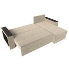 Диван угловой «Дубай лайт», правый угол, механизм еврокнижка, микровельвет, цвет бежевый - Фото 9