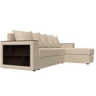 Диван угловой «Дубай лайт», правый угол, механизм еврокнижка, экокожа, цвет бежевый - Фото 3