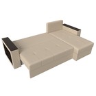 Диван угловой «Дубай лайт», правый угол, механизм еврокнижка, экокожа, цвет бежевый - Фото 9