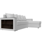 Угловой диван «Дубай лайт», еврокнижка, угол правый, экокожа, цвет белый  (артикул 9355097)  большой выбор товаров оптом и в розницу по низким ценам с доставкой