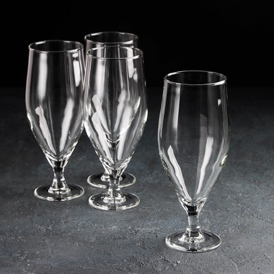 УЦЕНКА Набор бокалов для пива «Время дегустаций. Пивной тюльпан», 620 мл, 4 шт.