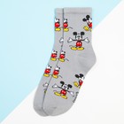 Носки для мальчика «Микки Маус», Disney, 16-18 см, цвет серый 9200108 - фото 16376384