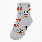 Носки для мальчика «Микки Маус», Disney, 16-18 см, цвет серый 9200108 - фото 16376386