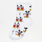 Носки для мальчика «Микки Маус», Disney, 16-18 см, цвет белый - фото 805098258