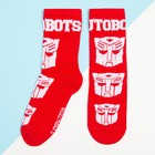 Носки для мальчика «Автоботы», Transformers, 14-16 см, цвет красный - фото 319124916