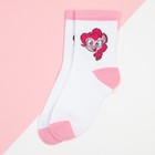 Носки для девочки «Пинки Пай», My Little Pony, 18-20 см, цвет белый - Фото 2