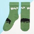 Носки для мальчика «Халк», MARVEL, 14-16 см, цвет зелёный - фото 292216145