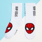 Носки для мальчика «Человек-Паук», MARVEL, 18-20 см, цвет белый - фото 319125001