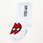 Носки для мальчика «Человек-Паук», MARVEL, 20-22 см, цвет белый 9200159 - фото 16368003