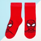 Носки для мальчика «Человек-Паук», MARVEL, 14-16 см, цвет красный - фото 292216170