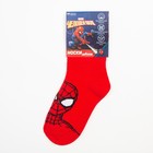 Носки для мальчика «Человек-Паук», MARVEL, 18-20 см, цвет красный (комплект 2 шт) - фото 23229408