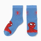 Носки для мальчика «Человек-Паук», MARVEL, 16-18 см, цвет синий - фото 66988671