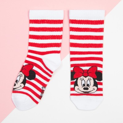 Носки детские для девочки «Минни Маус», DISNEY, 18-20 см