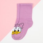 Носки для девочки «Дейзи», DISNEY, 12-14 см, цвет фиолетовый - Фото 2