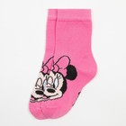 Носки для девочки «Минни Маус", DISNEY, 14-16 см, цвет розовый - Фото 4