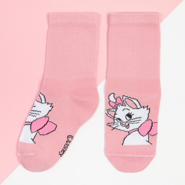 Носки для девочки «Мари", Коты Аристократы, DISNEY, 18-20 см, цвет розовый - Фото 1