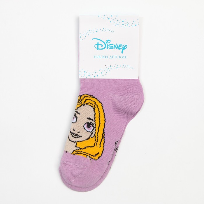 Носки для девочки «Рапунцель", Принцессы, DISNEY, 14-16 см, цвет фиолетовый - фото 1907562777