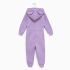 Комбинезон для девочки с начёсом KAFTAN "Basic line", размер 30 (98-104), цвет лиловый - Фото 8