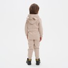 Комбинезон детский с начёсом KAFTAN "Basic line" р.32 (110-116), бежевый - Фото 3