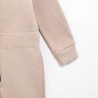 Комбинезон детский с начёсом KAFTAN "Basic line" р.32 (110-116), бежевый - Фото 9