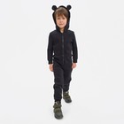 Комбинезон детский с начёсом KAFTAN "Basic line" р.32 (110-116), черный - Фото 4