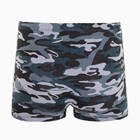 Трусы мужские боксеры, цвет камуфляж, размер 56 - фото 25416251