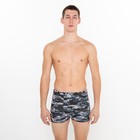 Трусы мужские боксеры, цвет камуфляж, размер 56 - фото 25416246