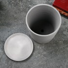 Горшок цветочный "Конус Кливия" графит, 1,8л - фото 24469816