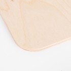 Доска разделочная деревянная "Классика", с ручкой, 25×15×0,6 см - Фото 3