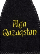 Шапка для бани с вышивкой 'Alga Qazaqstan' серая - фото 809705603