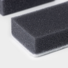 Набор губок для мытья посуды Raccoon, 5 шт., с частицами угля, 8.8×6×3 см, серый - Фото 3