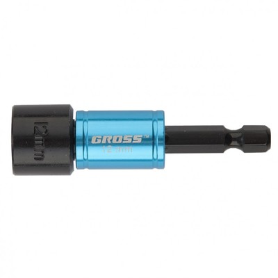 Бита с торцевой головкой Gross 11621, магнит, Nut-Driver, S2, 12 мм