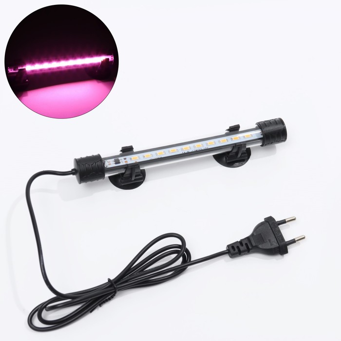 Светильник подводный, JINGYE, 17.5 см, 2 Вт, розовый - Фото 1