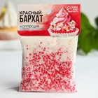 УЦЕНКА KONFINETTA Посыпка бисер и кокосовая стружка «Красный бархат», 50 г. - Фото 1