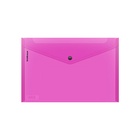Папка-конверт на кнопке А4, 180 мкм, ErichKrause Glossy Neon, полупрозрачная, до 120 листов, МИКС - Фото 3