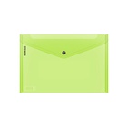 Папка-конверт на кнопке А4, 180 мкм, ErichKrause Glossy Neon, полупрозрачная, до 120 листов, МИКС - Фото 5