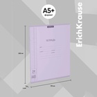 Тетрадь 24 листа в клетку, ErichKrause «Классика CoverPrо Pastel», пластиковая обложка, сиреневая - Фото 3