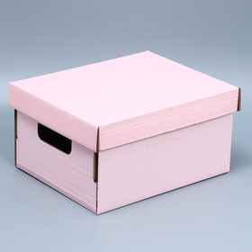 Складная коробка «Розовая», 32.2 х 25.2 х 16,4 см
