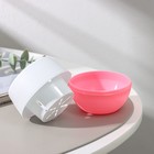 Горшок для цветов с поддоном «Япония», 125 мл, d=8 см, h=6.5 см, белый-розовый - Фото 3