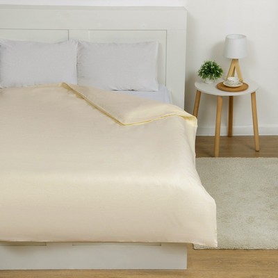 Пододеяльник евро «Этель» Plain collection, 200×215 см, молочный, поплин