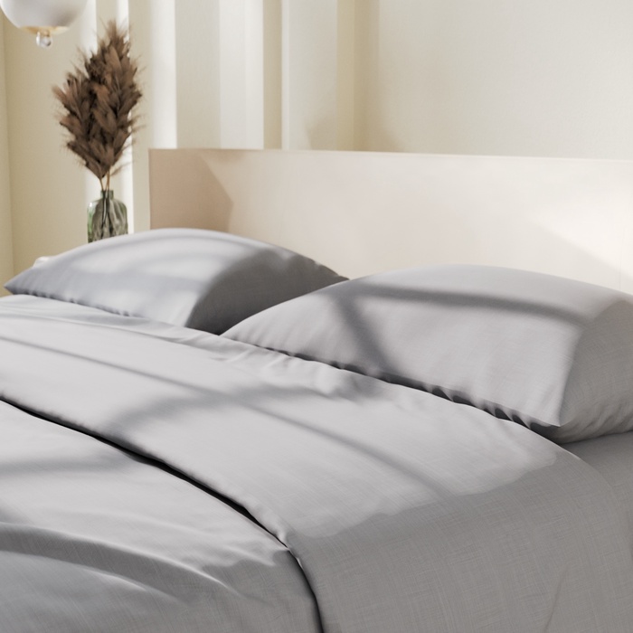 Постельное бельё Этель 2 сп Silver garden 175х215, 200х220, 50х70-2 шт, 100% хлопок, поплин 125г/м2 - Фото 1
