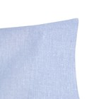 Наволочка Этель 50*70, цв.голубой, 100% хлопок, поплин 125г/м2 - Фото 2