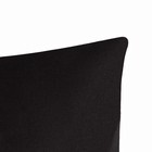 Наволочка Этель 50*70, цв.черный, 100% хлопок, поплин 125г/м2 - Фото 2