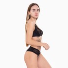 Трусы женские бразильяна, цвет чёрный, размер 50 9347742