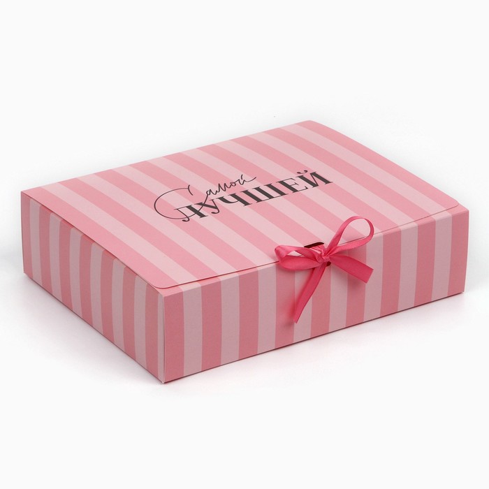 Коробка подарочная, упаковка, «Самой лучшей», 31 х 24.5 х 8 см - фото 1909024813