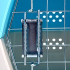 Переноска для животных пластиковая, 47,5 х 33 х 31 см, голубая - Фото 7