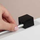 Точилка косметическая, с крышкой, двойная, цвет чёрный - Фото 7