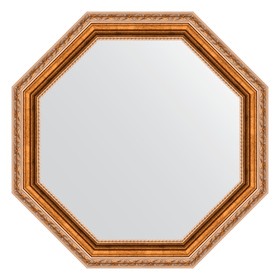 Зеркало в багетной раме, версаль бронза 64 мм, 57x57 см