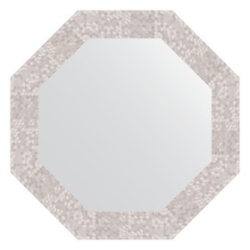 Зеркало в багетной раме, соты алюминий 70 мм, 57x57 см